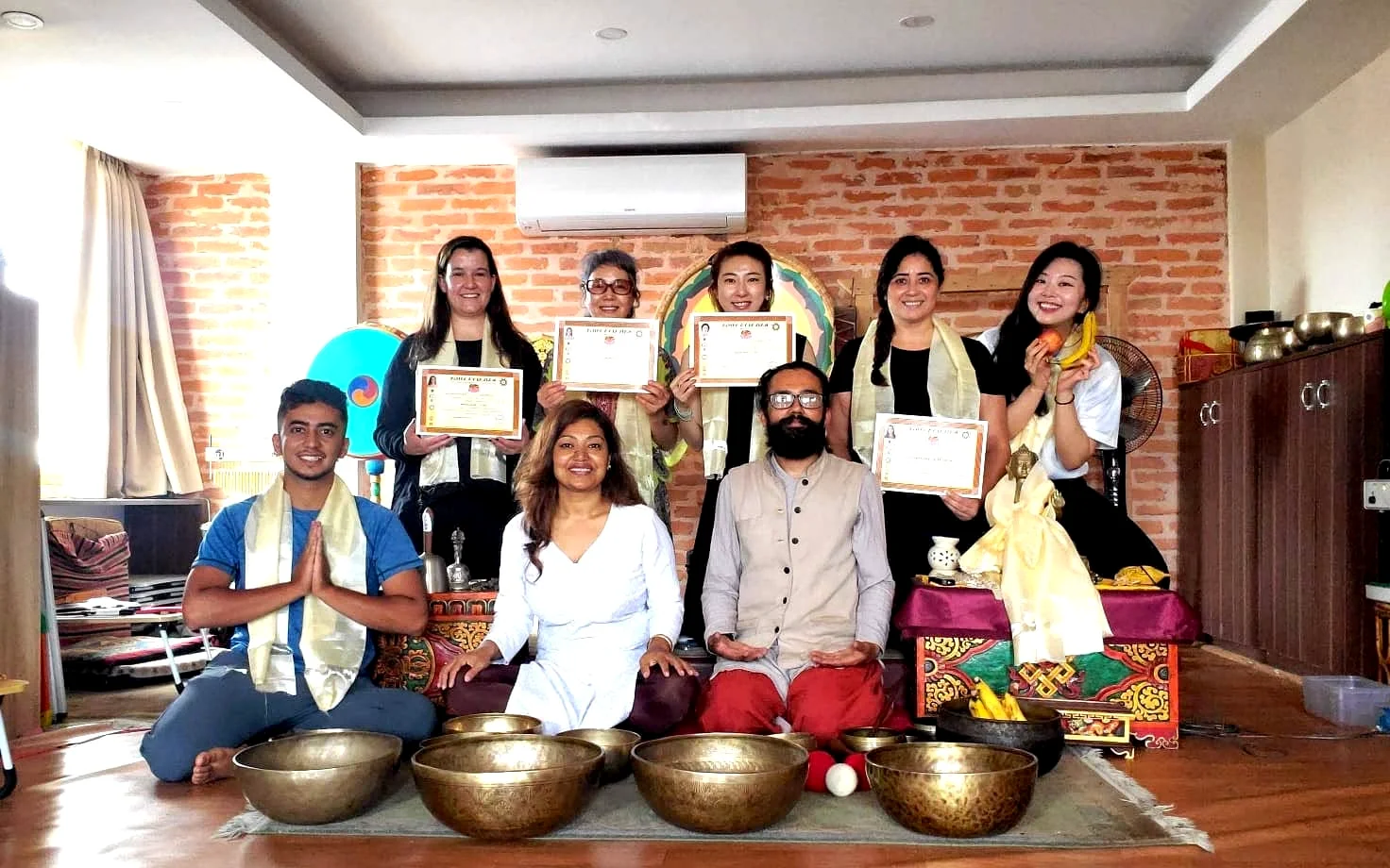 7 Day Singing Bowl Training with Ayurvedic Massage in Kathmandu, Nepal
